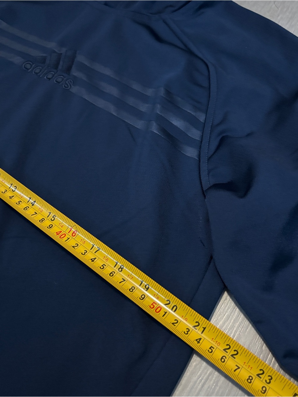 adidas Men’s Track Jacket Navy Blue Size Small - Picture 7 of 8